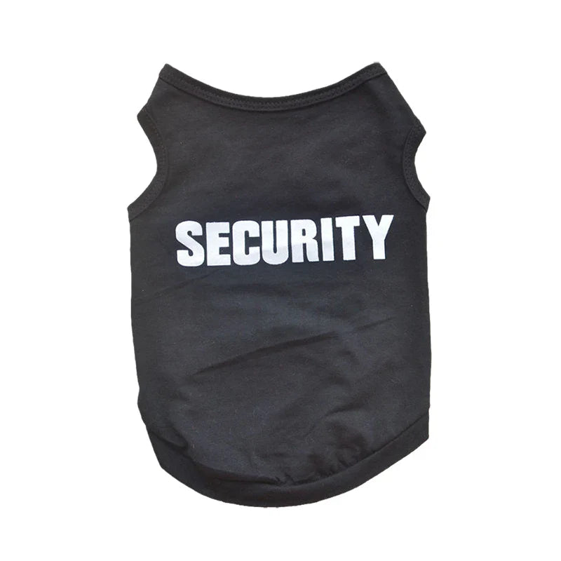 Ropa de seguridad para perros, camiseta de verano para mascotas, disfraz 