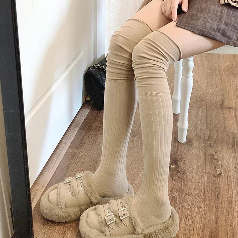 Calcetines hasta la rodilla para mujer