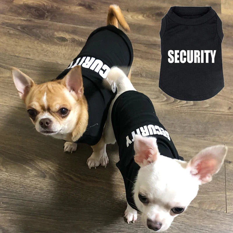 Ropa de seguridad para perros, camiseta de verano para mascotas, disfraz 