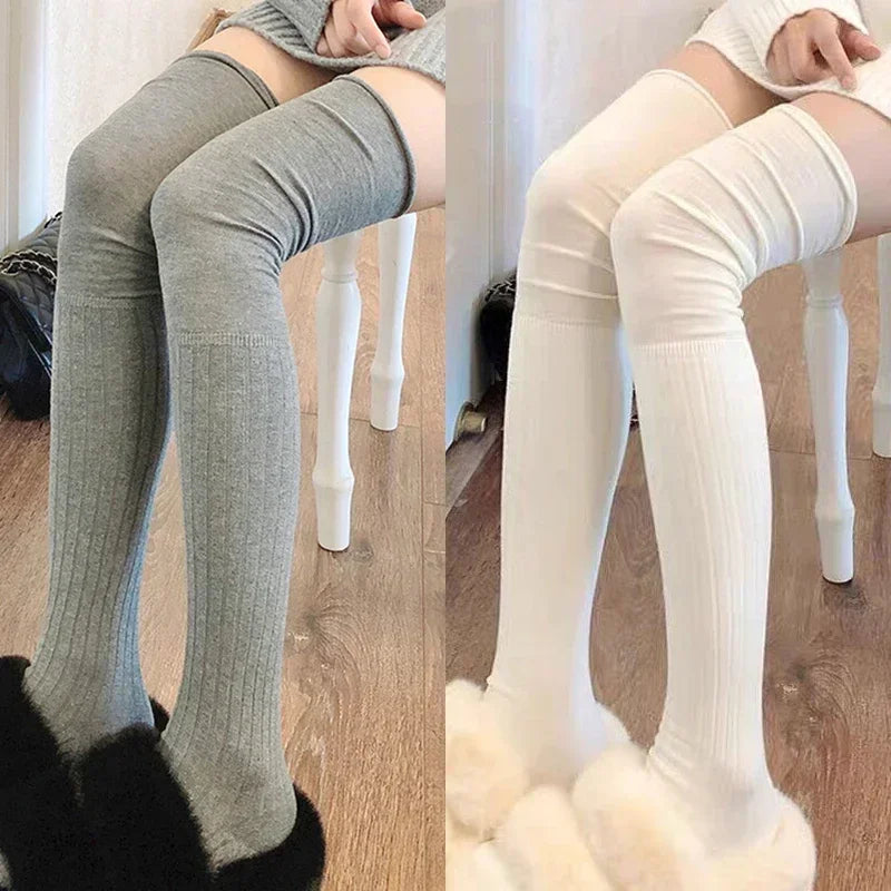 Calcetines hasta la rodilla para mujer