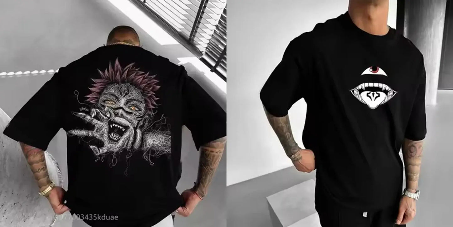Camiseta Jujutsu Kaisen: Camiseta gráfica de anime para hombre