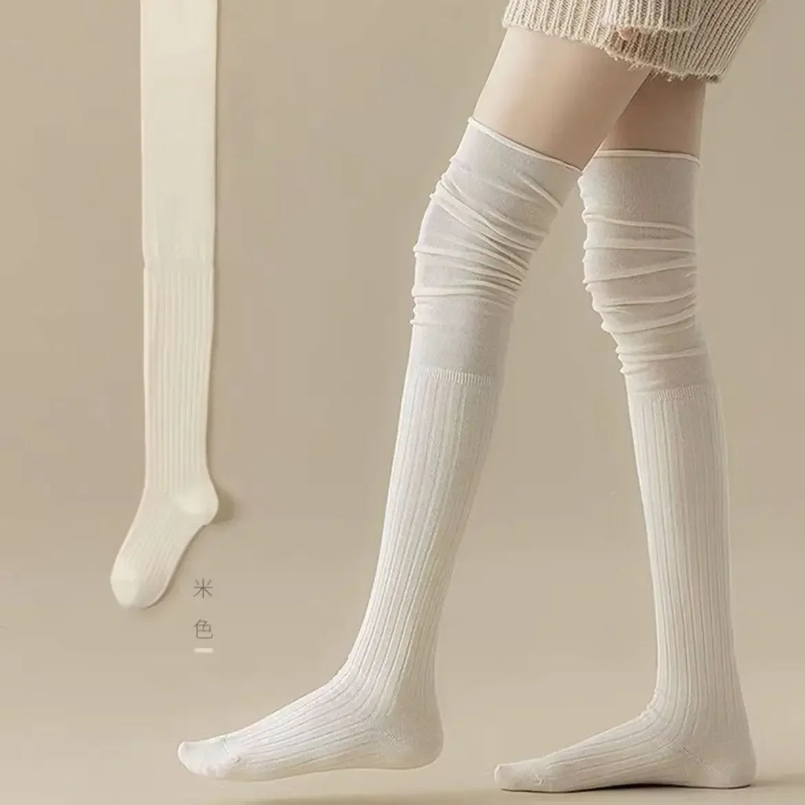 Calcetines hasta la rodilla para mujer