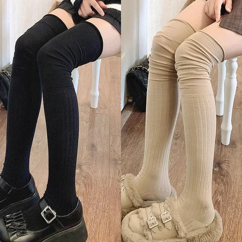 Calcetines hasta la rodilla para mujer