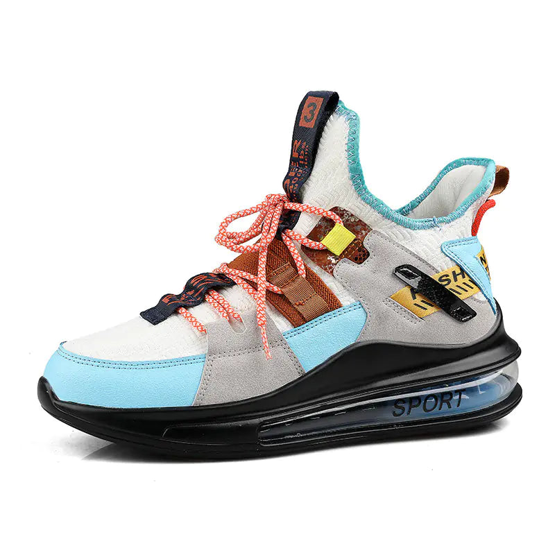 Vibrant Men's Breathable Sneakers