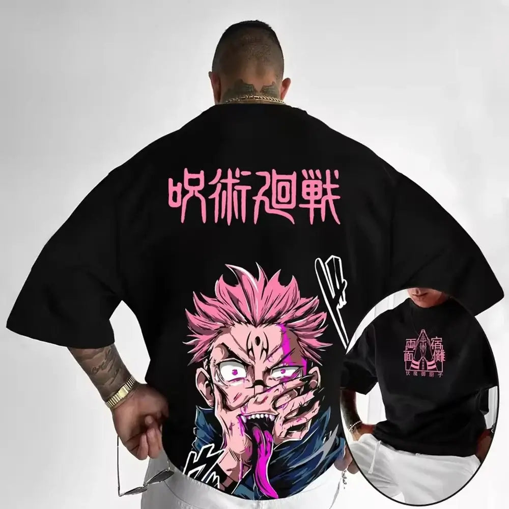 Camiseta Jujutsu Kaisen: Camiseta gráfica de anime para hombre