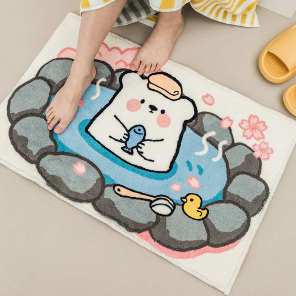 Alfombrillas de animales de aguas termales