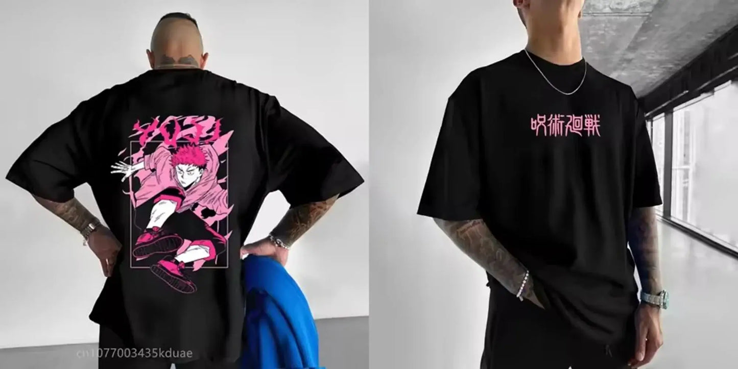 Camiseta Jujutsu Kaisen: Camiseta gráfica de anime para hombre