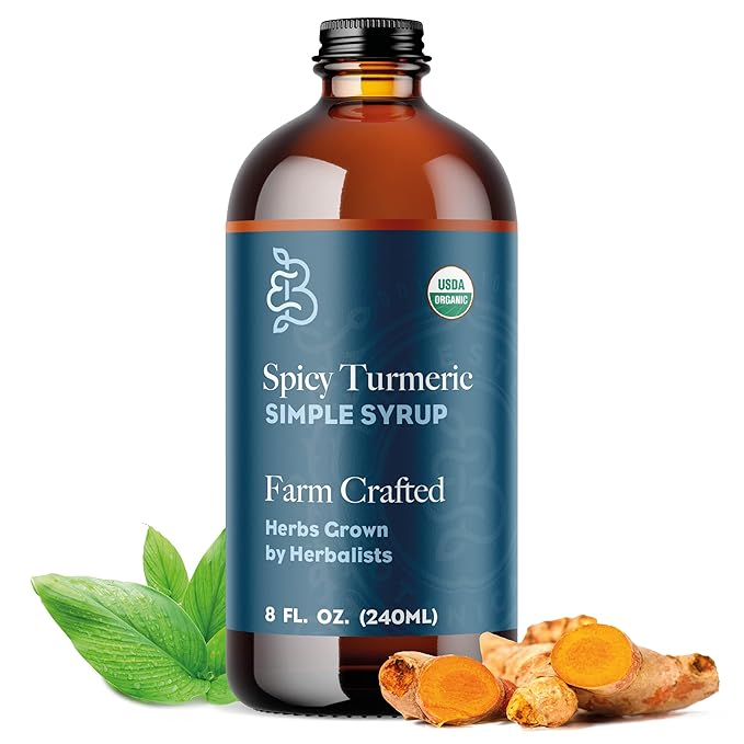 Jarabe simple de cúrcuma picante - Orgánico