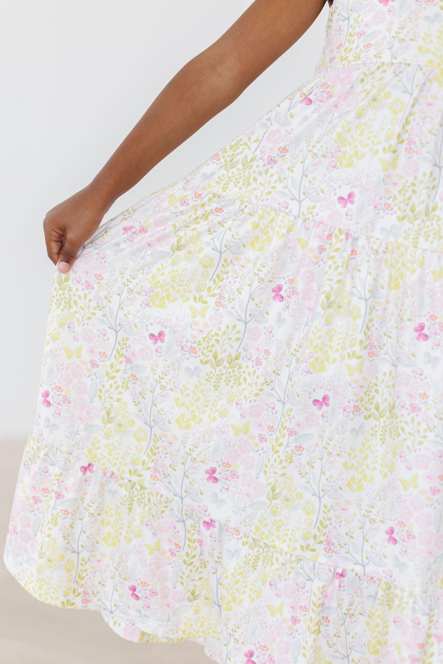 SALE Sunny Days Ruffle Maxi Dress