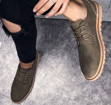 Zapatos de trabajo de ante para primavera para hombre - Classic British