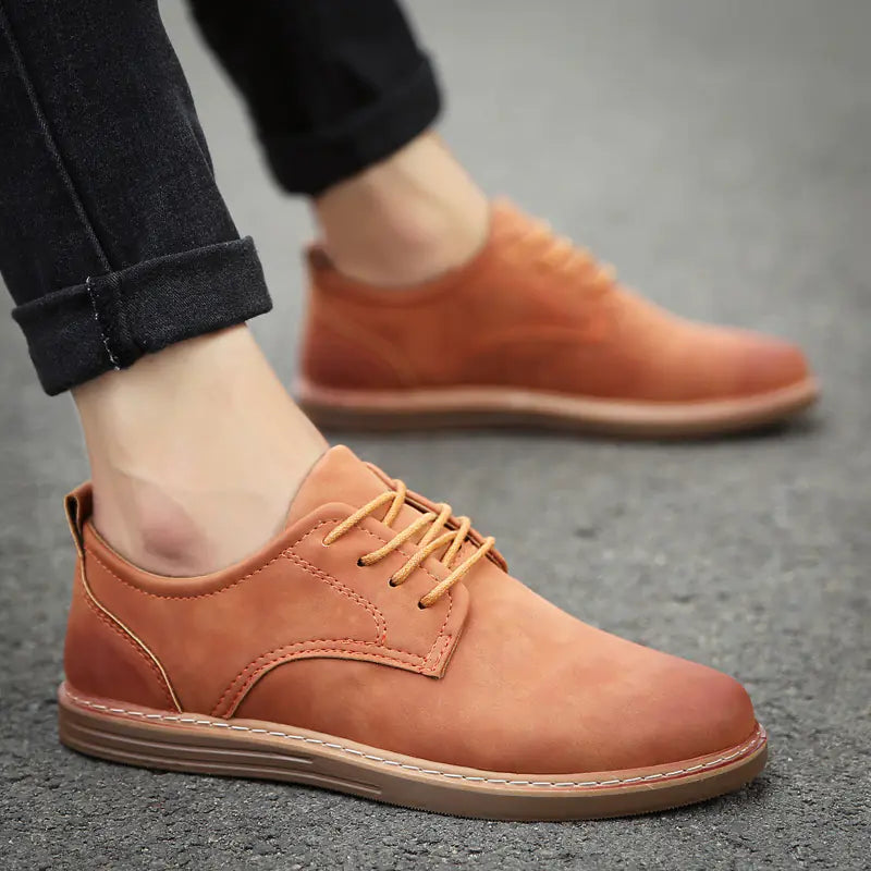 Zapatos de trabajo de ante para primavera para hombre - Classic British