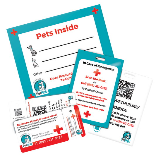 Identificación completa de mascotas con código QR: Mini ReadyKit