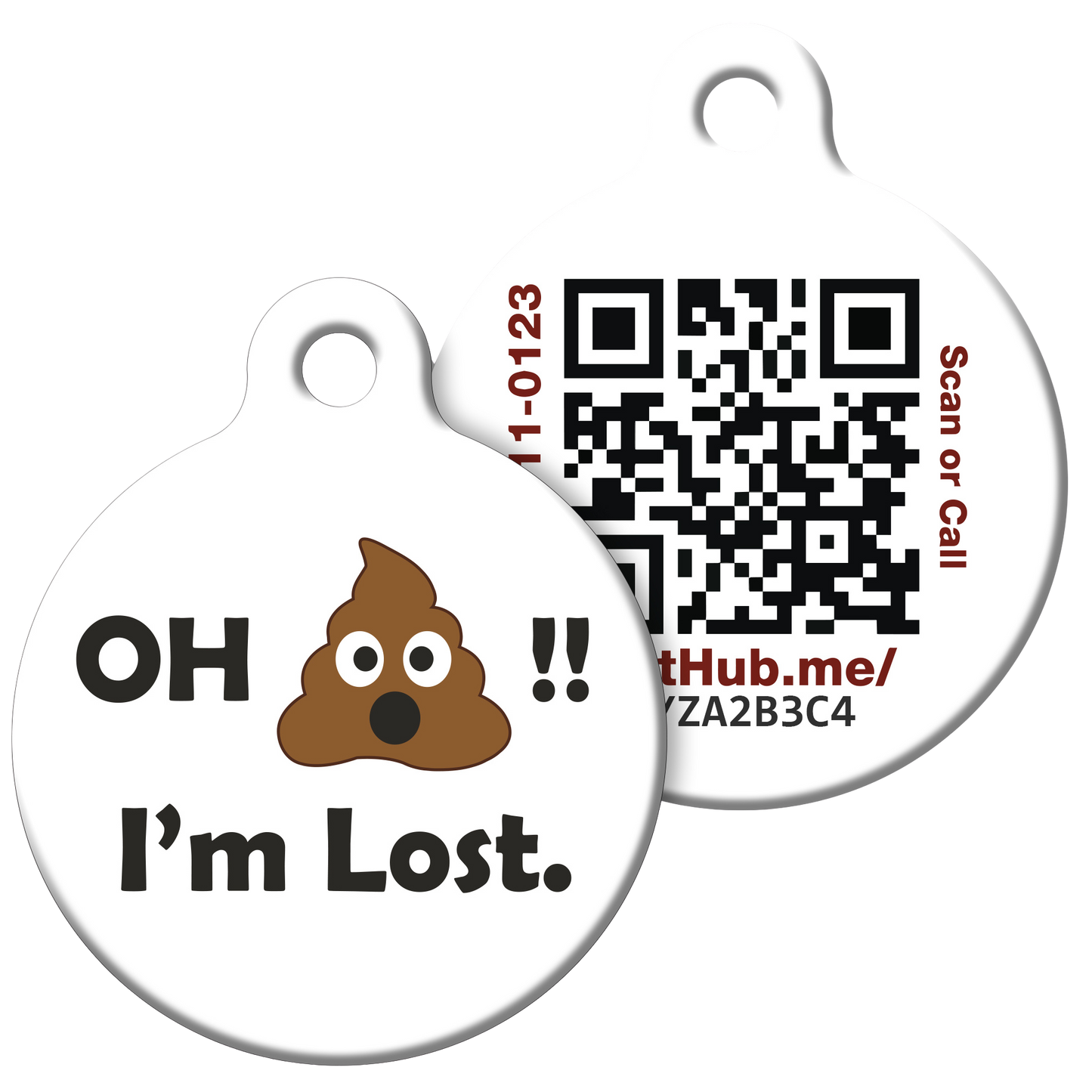 Etiqueta QR de identificación para mascotas de PetHub: ¡Ay, qué perdido!