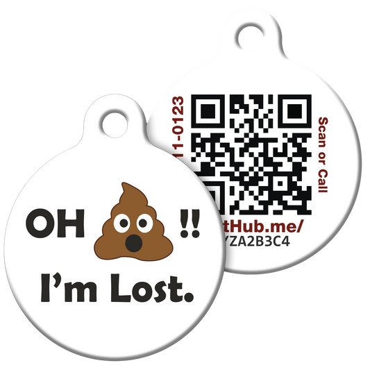 Etiqueta QR de identificación para mascotas de PetHub: ¡Ay, qué perdido!