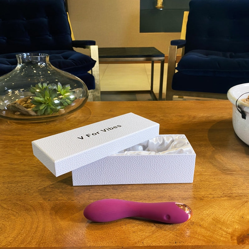 Victoria - Vibrador personal femenino de 20 velocidades, juguete sexual seguro para el cuerpo