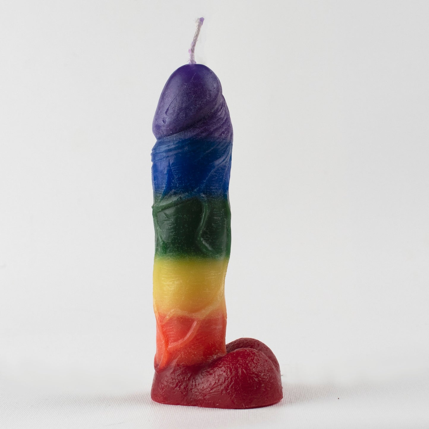 Big Flamer – Velas de cera para pene arcoíris – Velas multicolores para penes