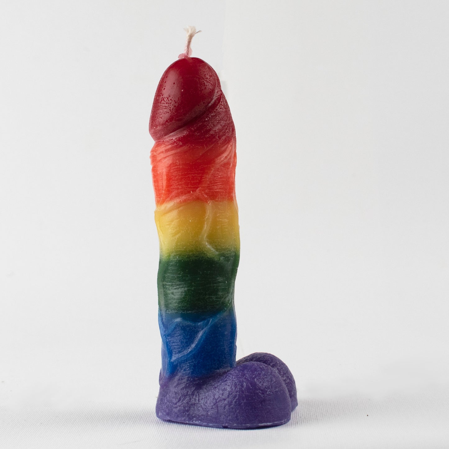 Big Flamer – Velas de cera para pene arcoíris – Velas multicolores para penes