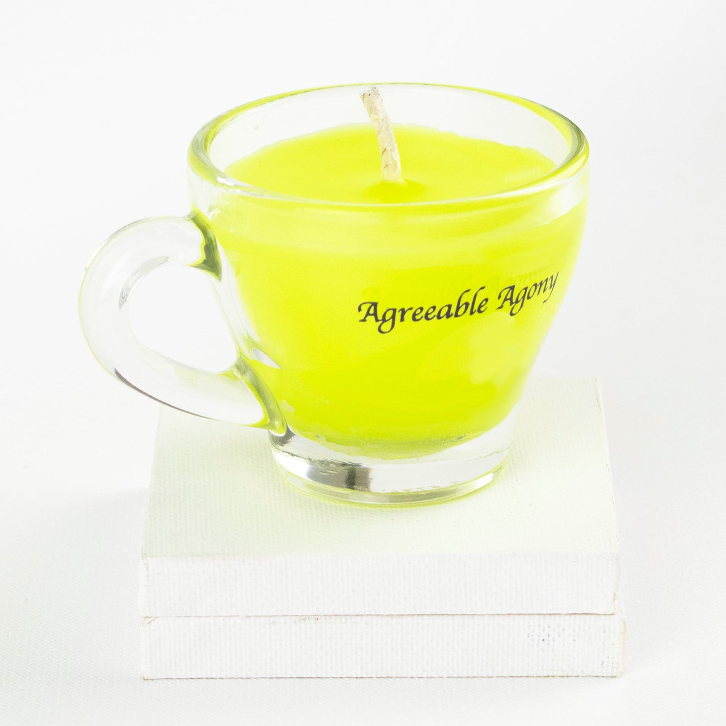 Vela de cera Teacup Play - Baja temperatura - Parafina - Regular y luz negra - Mini