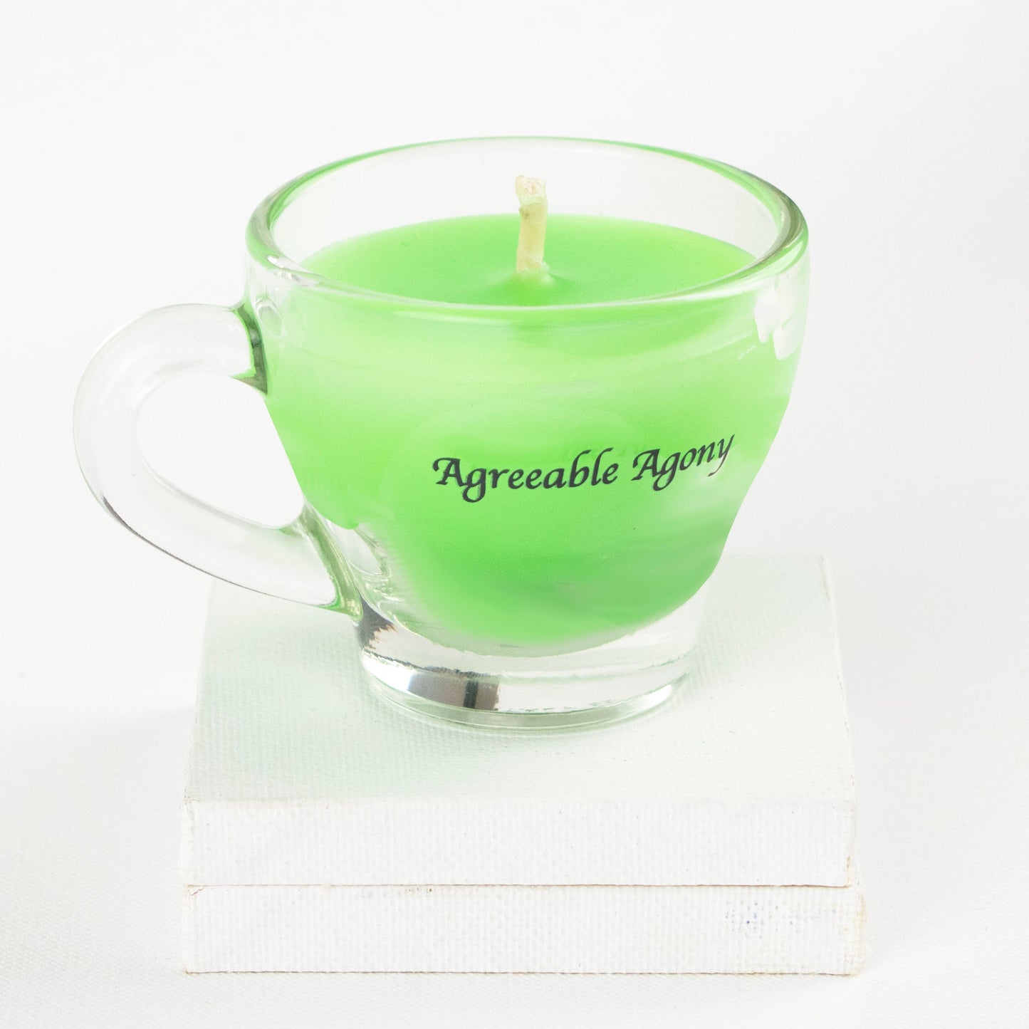Vela de cera Teacup Play - Baja temperatura - Parafina - Regular y luz negra - Mini