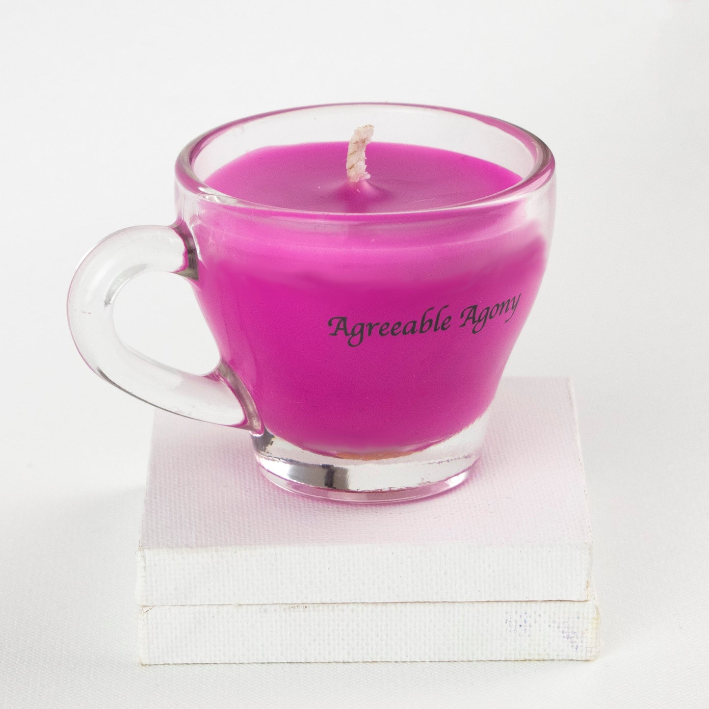 Vela de cera Teacup Play - Baja temperatura - Parafina - Regular y luz negra - Mini