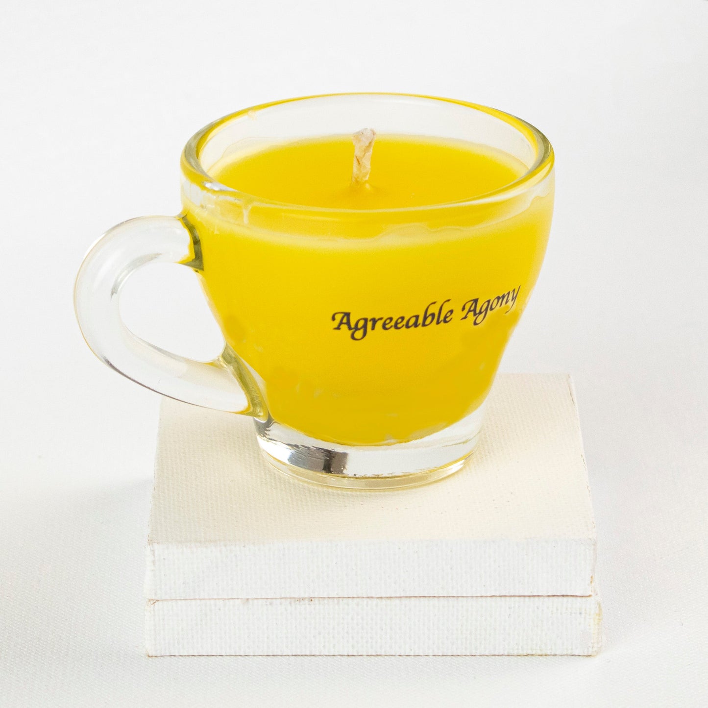 Vela de cera Teacup Play - Baja temperatura - Parafina - Regular y luz negra - Mini