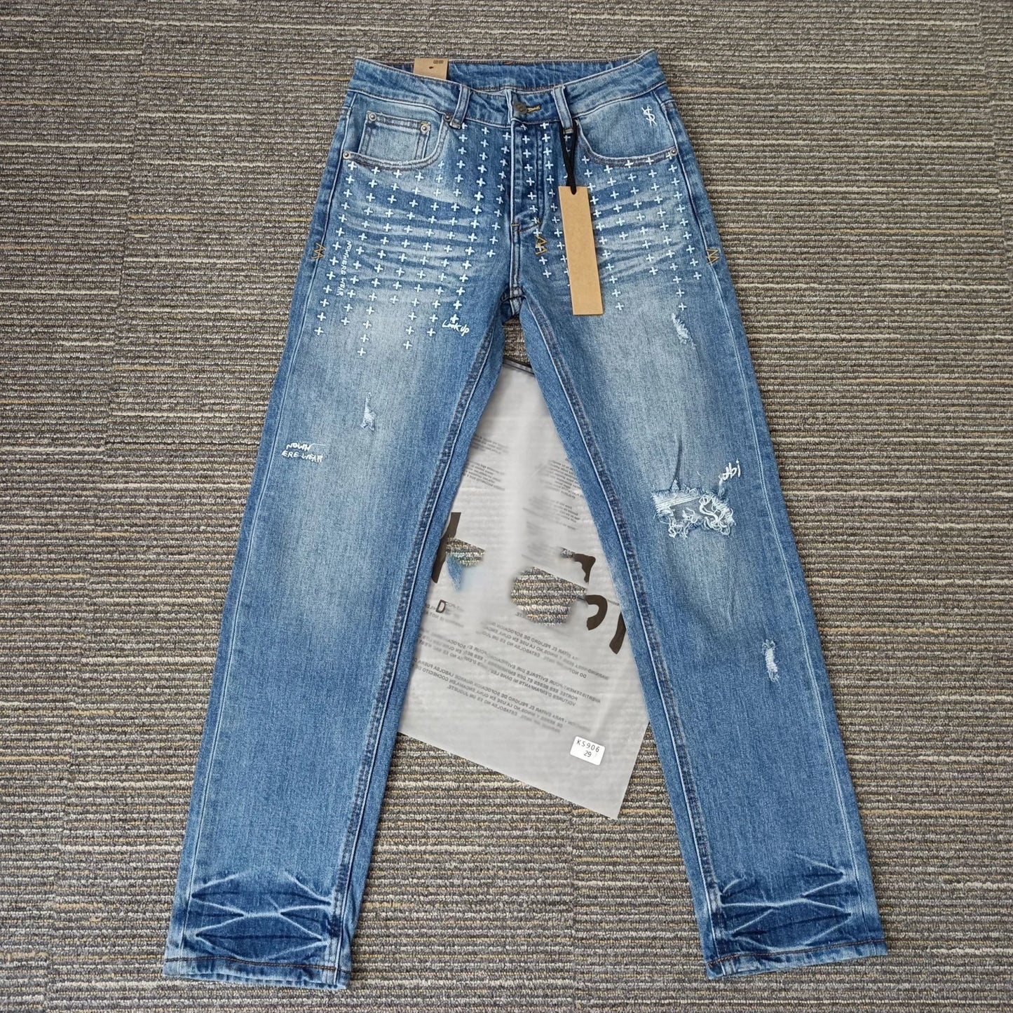 High Quality Brands Denim Men's Jeans pants image 29