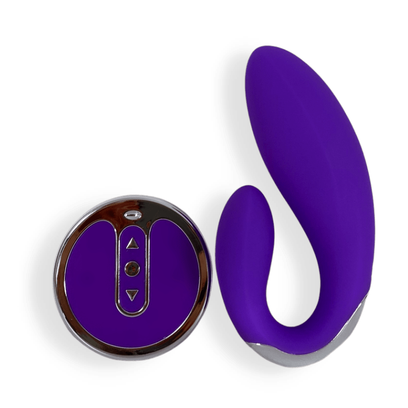 Athena - Consolador con control remoto y vibrador pulsante