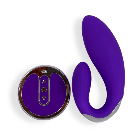 Athena - Consolador con control remoto y vibrador pulsante