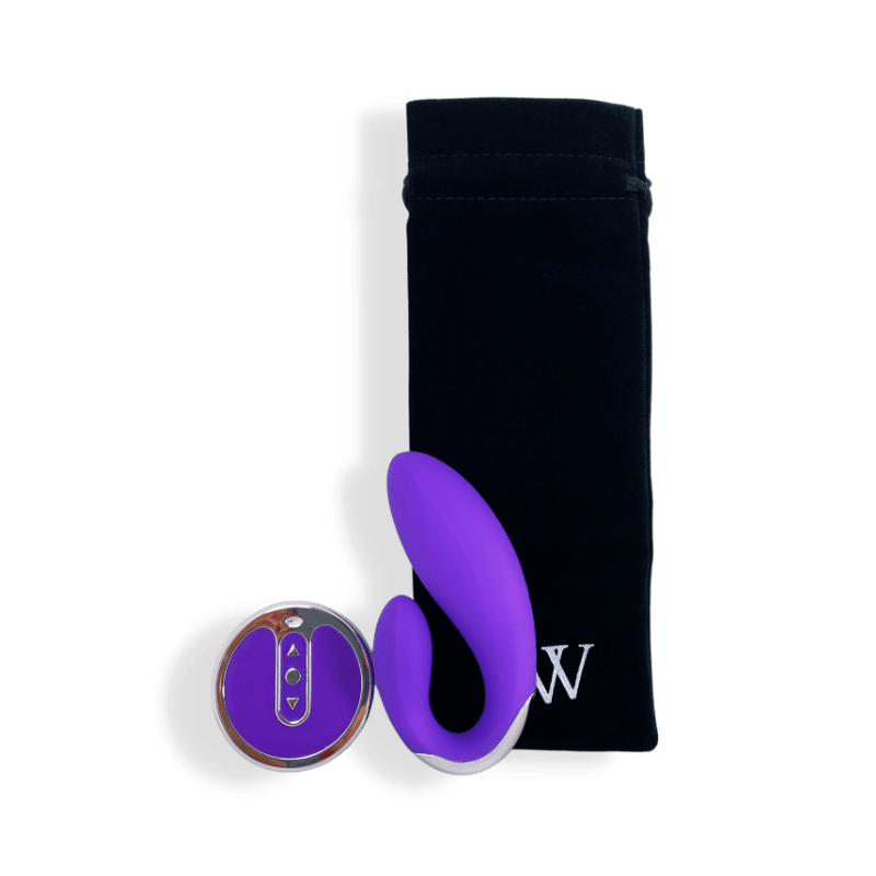Athena - Consolador con control remoto y vibrador pulsante