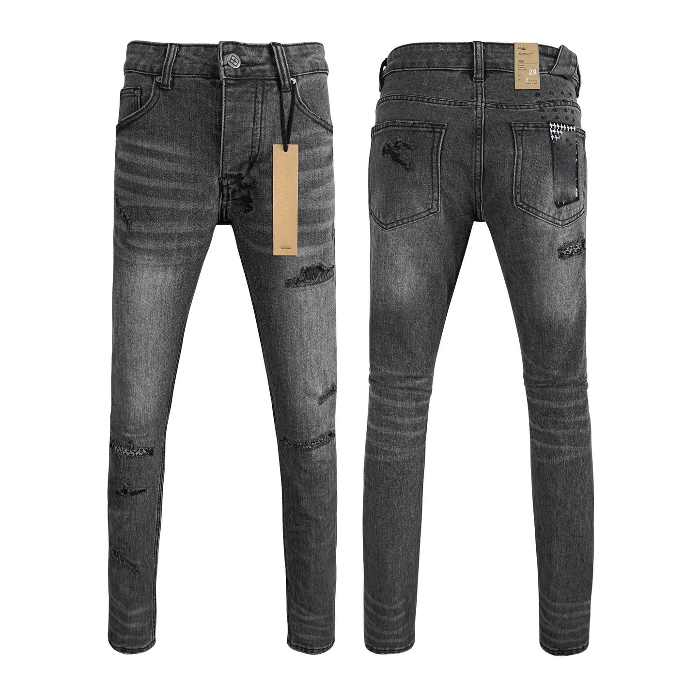 High Quality Brands Denim Men's Jeans pants image 17