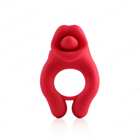 BEKEY| Anillo para el pene con estimulador de clítoris y testículos para parejas