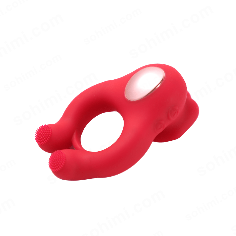 BEKEY| Anillo para el pene con estimulador de clítoris y testículos para parejas