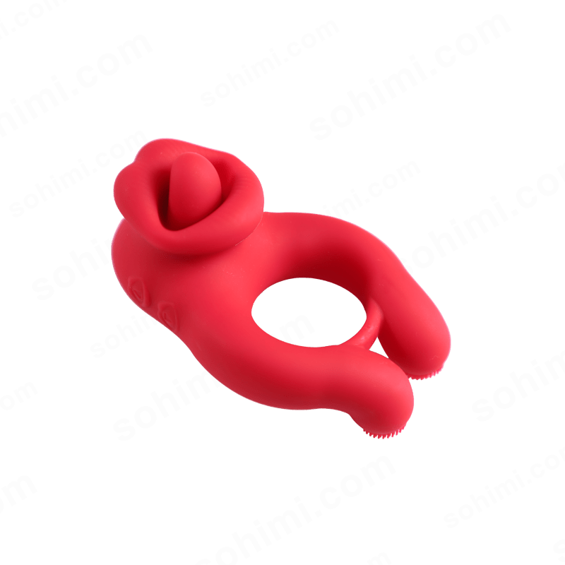 BEKEY| Anillo para el pene con estimulador de clítoris y testículos para parejas