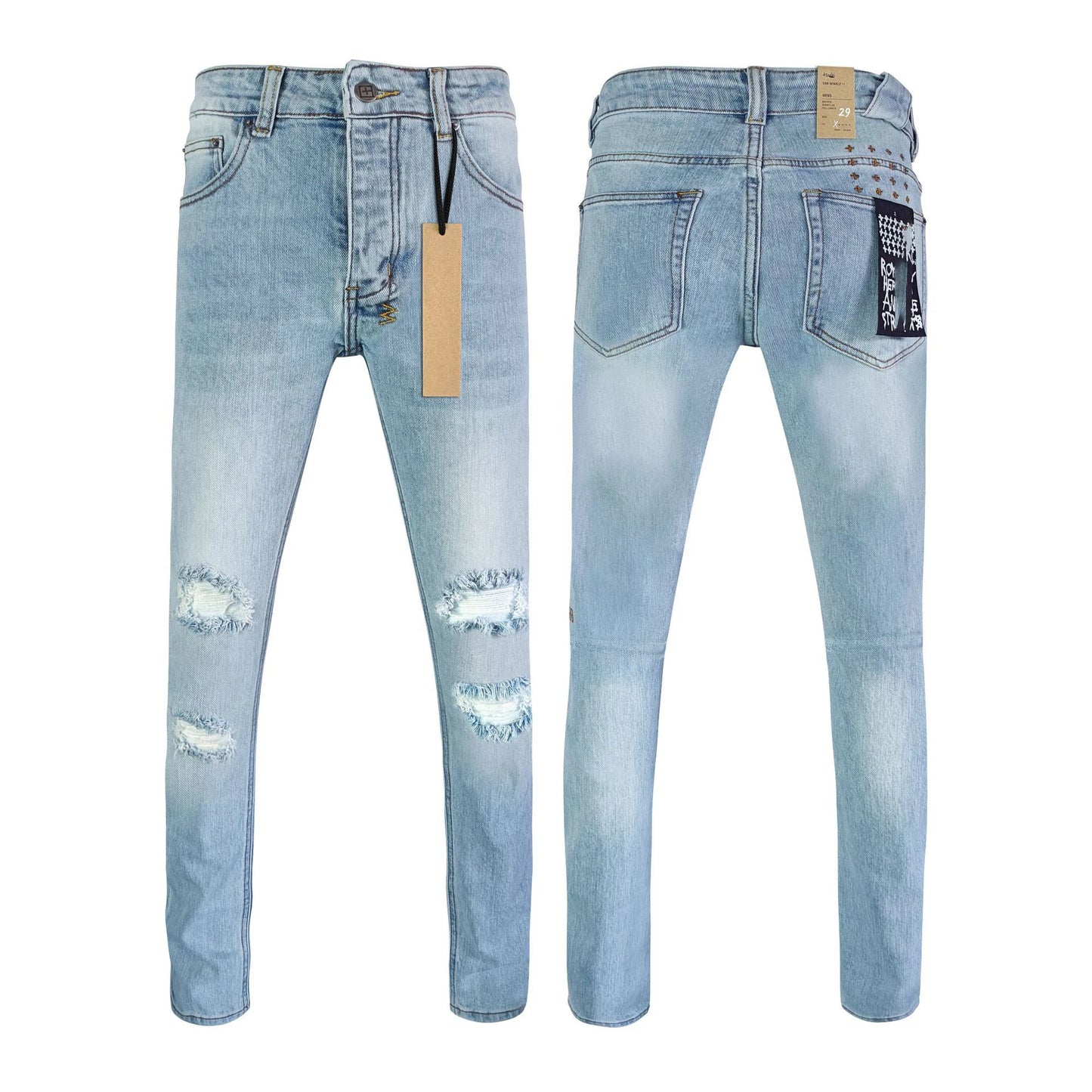 High Quality Brands Denim Men's Jeans pants image 18