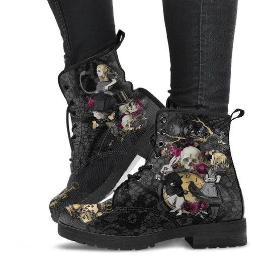 Botas estampadas de corte bajo, elegantes y duraderas