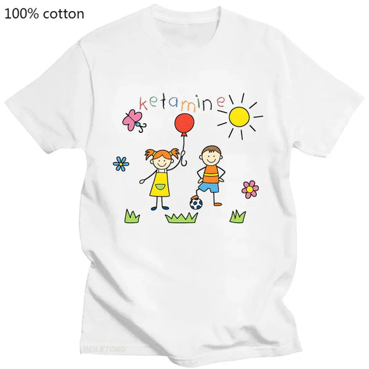 Camiseta Gráfica de Dibujos Animados Harajuku