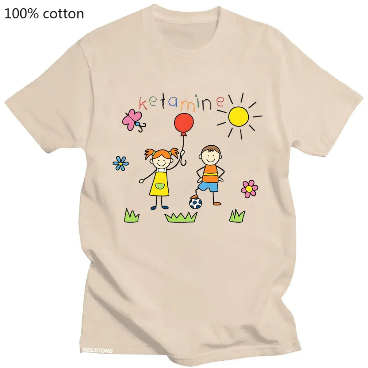 Camiseta Gráfica de Dibujos Animados Harajuku