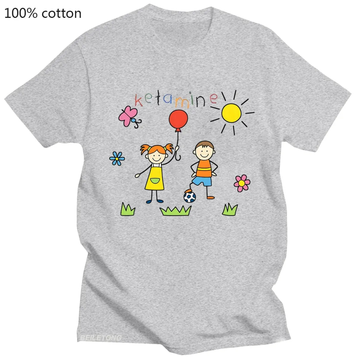Camiseta Gráfica de Dibujos Animados Harajuku