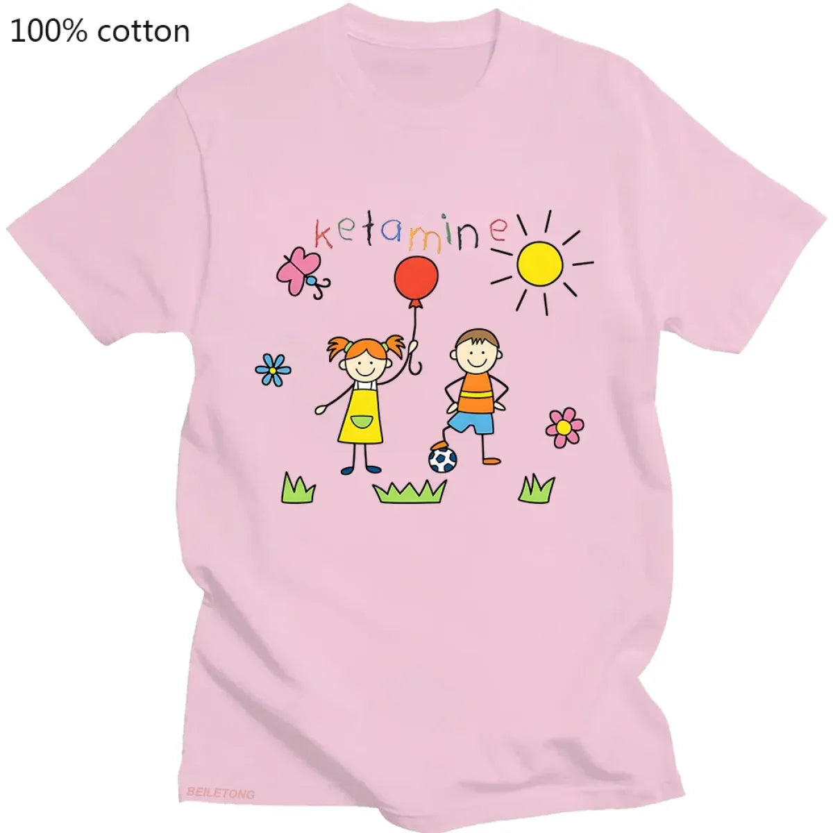 Camiseta Gráfica de Dibujos Animados Harajuku
