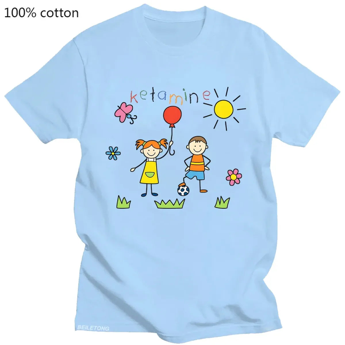Camiseta Gráfica de Dibujos Animados Harajuku