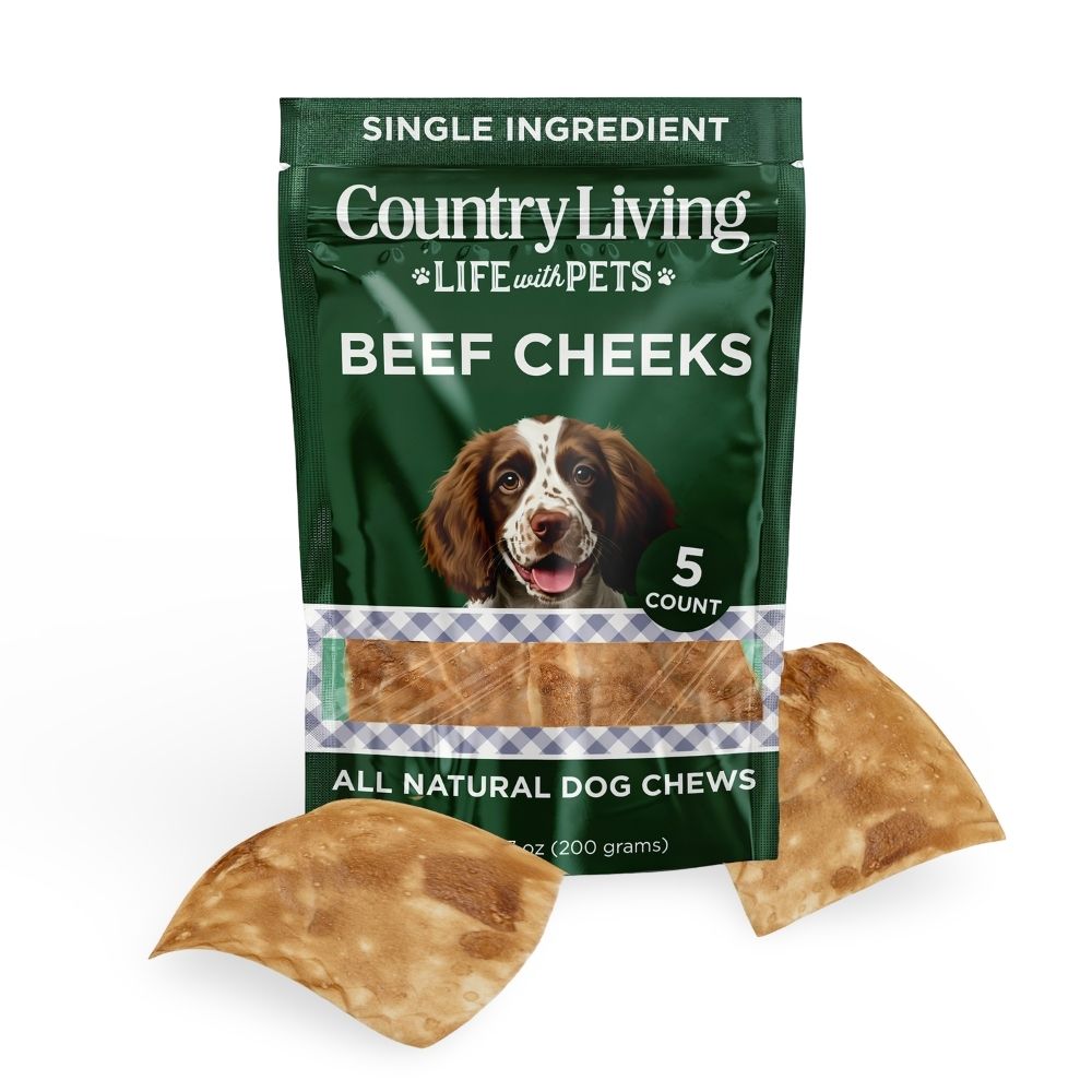 Premios para perros Country Living de 10 x 10 cm con sabor a pollo (5 unidades) - Masticables naturales, ricos en proteínas y de larga duración