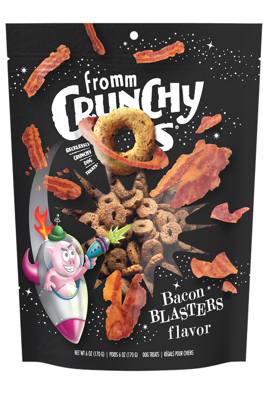 Fromm Crunchy O's Bacon Blasters Dog Treats (6oz)