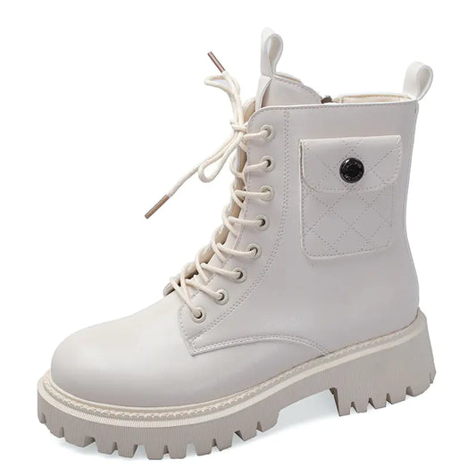 Botas Martin elegantes de suela gruesa para mujer