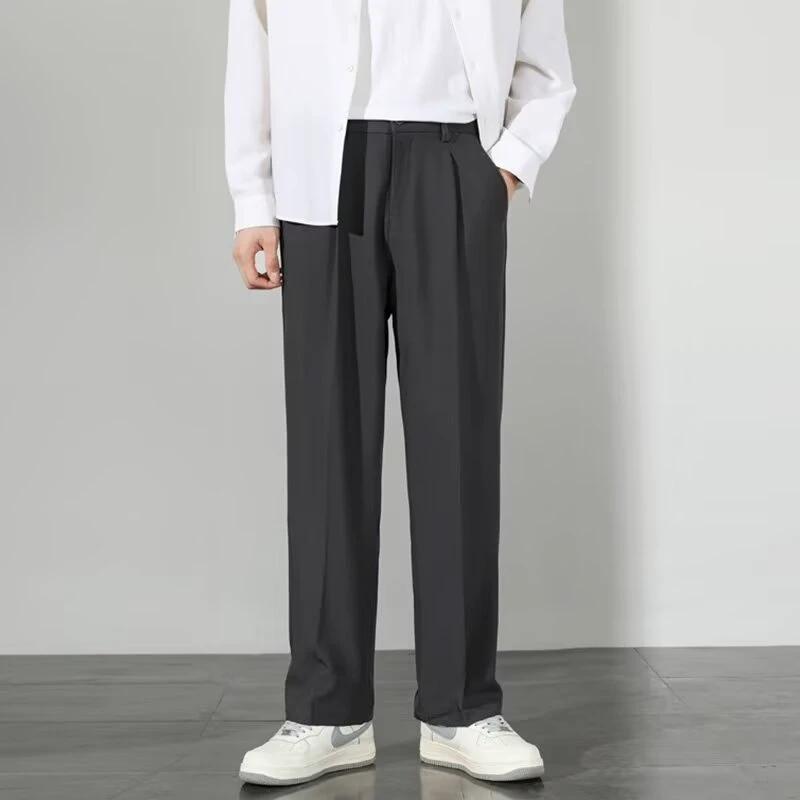 Men's Slim Fit Business Casual Thin Pants
