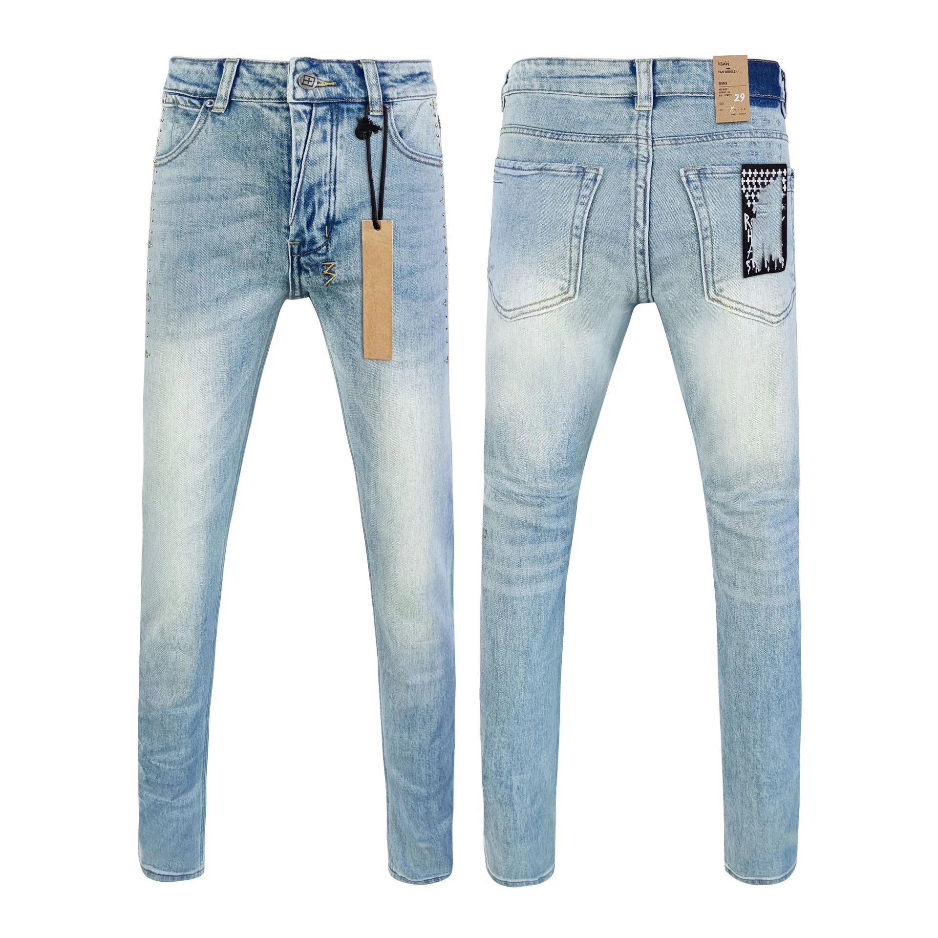 High Quality Brands Denim Men's Jeans pants image 7