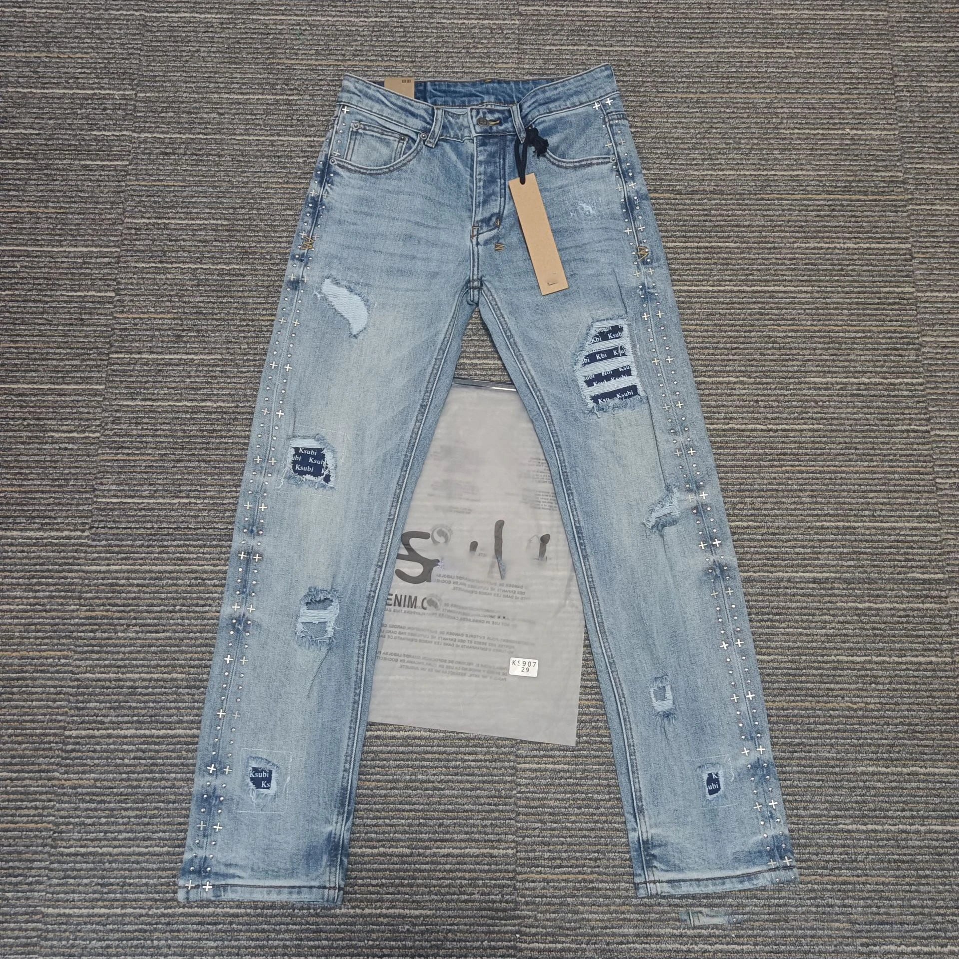 High Quality Brands Denim Men's Jeans pants image 30