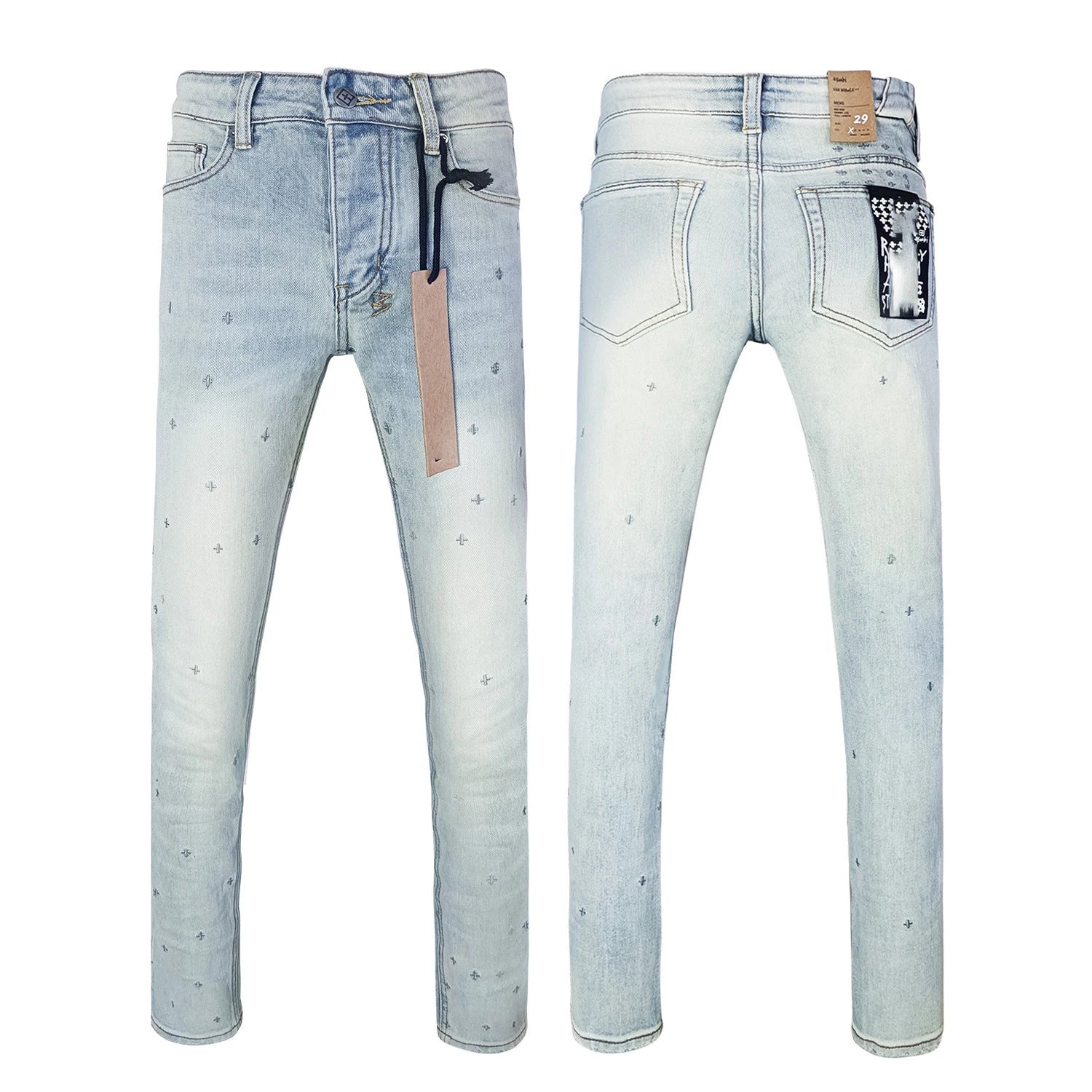 High Quality Brands Denim Men's Jeans pants image 16