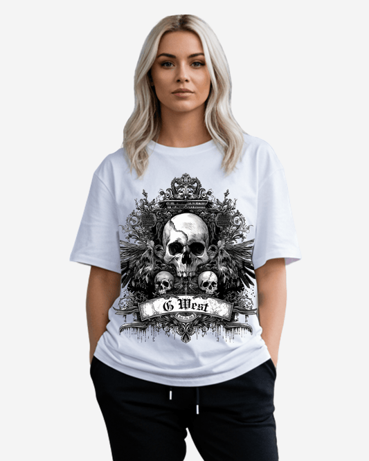 Camiseta extragrande Hell City de G West para mujer