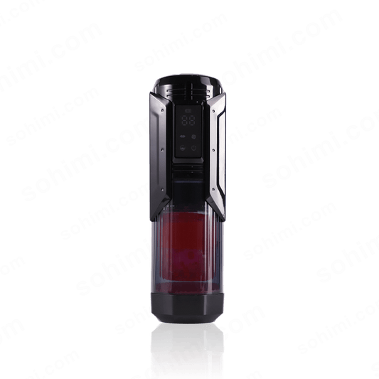 Estimulador masculino Gatling con control por aplicación, con empuje y rotación