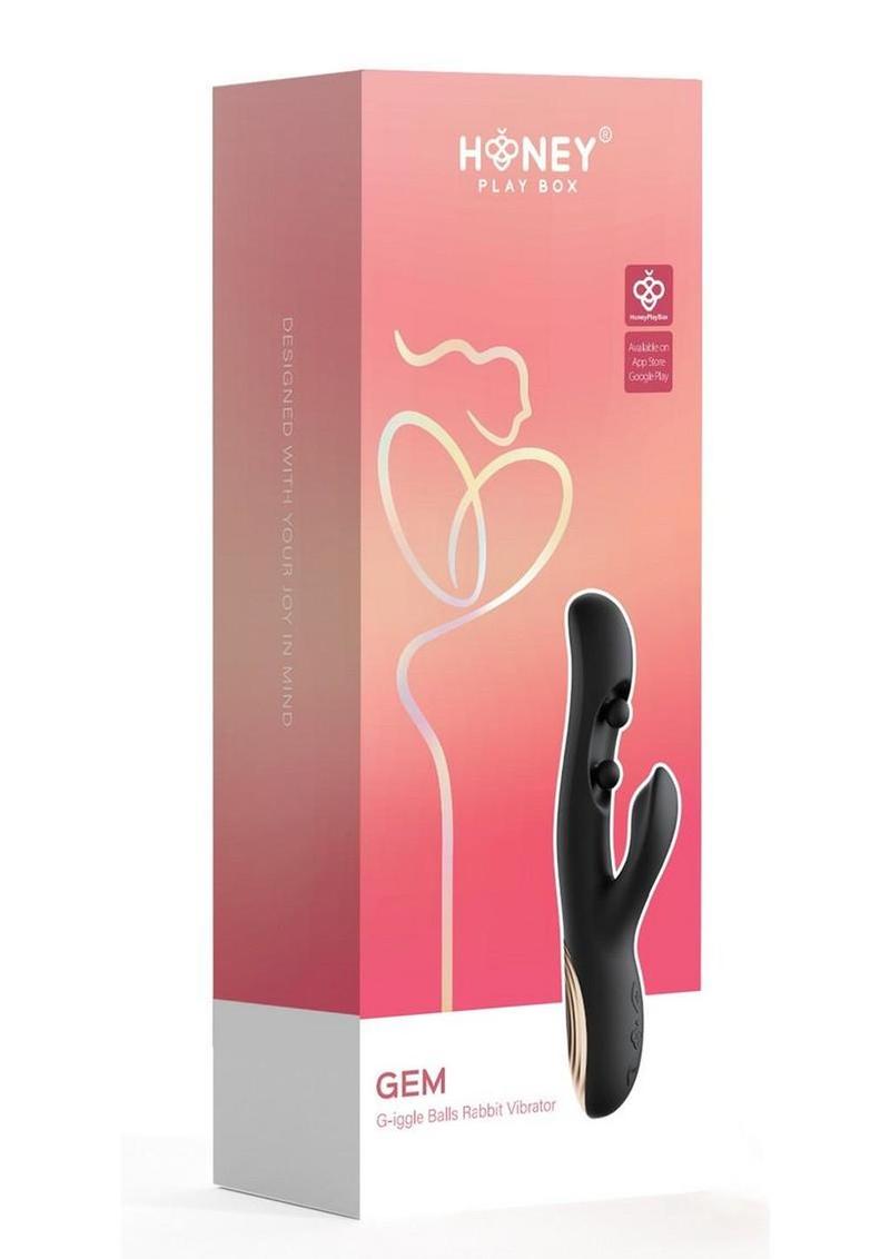 Vibrador de conejo Honey Play Box GEM G-iggle Balls